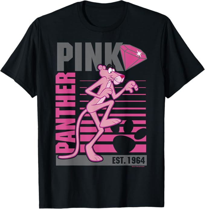 Pink Panther - Lined Portrait T-Shirt