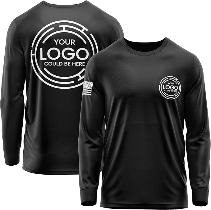 Custom Heavy Cotton Long Sleeve, Design Your Own Shirts